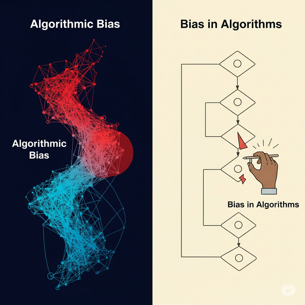 Algorithmic Bias vs. Bias in Algorithms